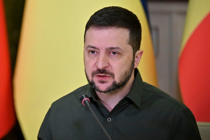 „AFP“/„Scanpix“/Volodymyras Zelenskis paskelbtas „Metų žmogumi“