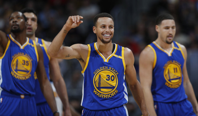 „Scanpix“/AP nuotr./NBA rungtynės: „Warriors“ – „Nuggets“