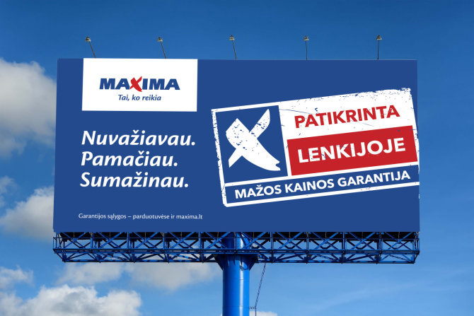 „Maxima LT“ nuotr./ „Mažos kainos garantija. Patikrinta Lenkijoje“