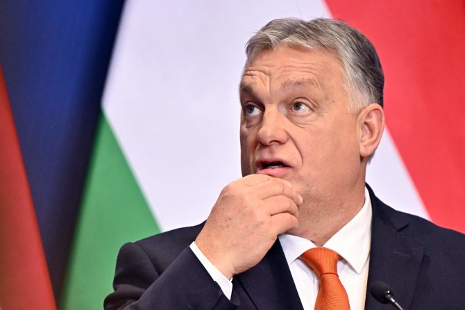 „AFP“/„Scanpix“/Vengrijos ministras pirmininkas Viktoras Orbanas