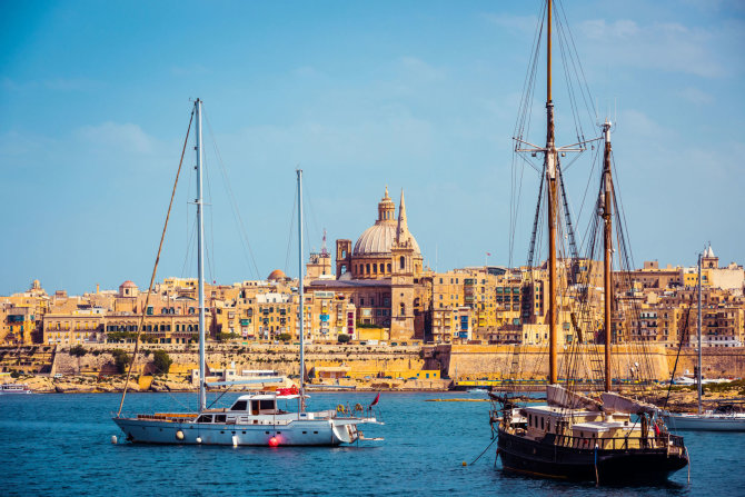 123rf.com / Porto di La Valletta, Malta