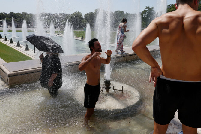„Reuters“/„Scanpix“/Karščio banga Europoje