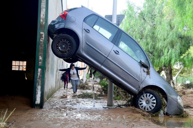 AFP/„Scanpix“ nuotr./Potvyniai Ispanijoje