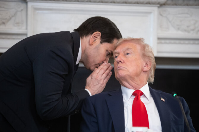AP/ „Scanpix“/Marco Rubio, Donaldas Trumpas