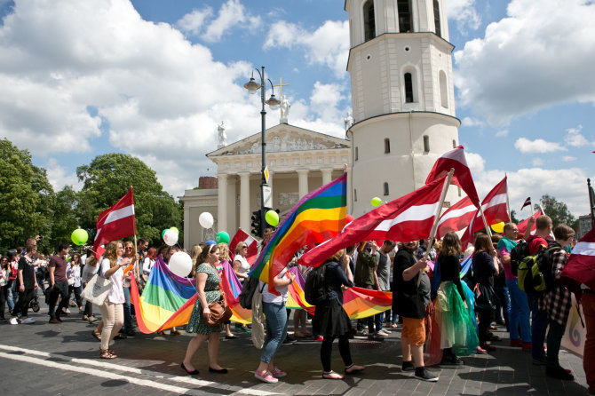 Gretos Skaraitienės / 15min nuotr./Baltic Pride 2016 eitynės „Už lygybę!“ 