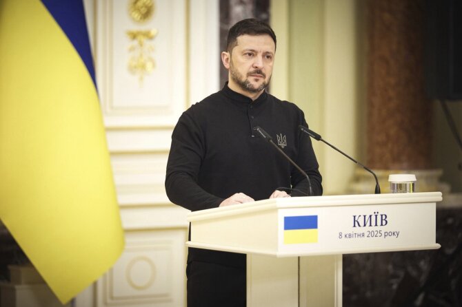 Ukrainiečių prezidentas Volodymyras Zelenskis / Ukraine Presidency/Ukrainian Pre / ZUMAPRESS.com