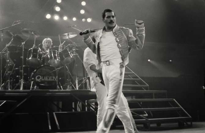 Vida Press nuotr./Freddie Mercury (1986 m.)