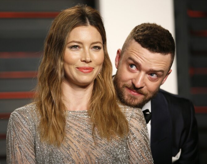 „Reuters“/„Scanpix“ nuotr./Justinas Timberlake'as ir Jessica Biel 
