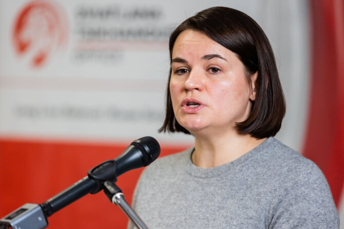 Patricija Adamovič / BNS nuotr./Sviatlana Cichanouskaja