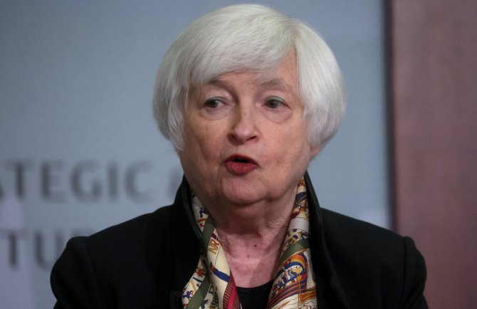 JAV finansų sekretorė Janet Yellen kalba Vašingtone. / Leah Millis / REUTERS