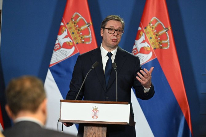 „Scanpix“/„SIPA“ nuotr./Aleksandaras Vučičius