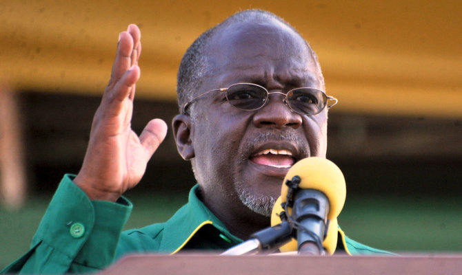 „Reuters“/„Scanpix“ nuotr./Tanzanijos prezidentas Johnas Magufuli