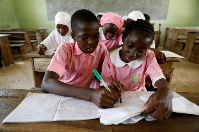 „Reuters“/„Scanpix“ nuotr./Mokykla Nigerijoje