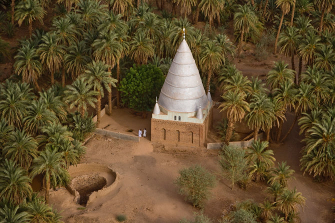 „Shutterstock“ nuotr./Kapavietė-mauzoliejus, Sudanas, Afrika