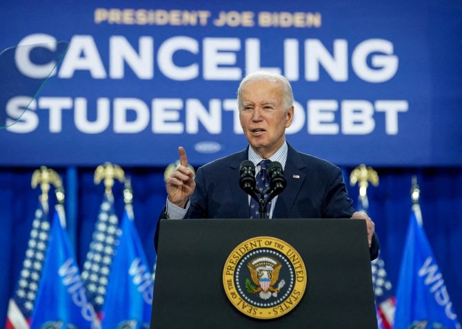 JAV prezidentas Joe Bidenas / Kevin Lamarque / REUTERS