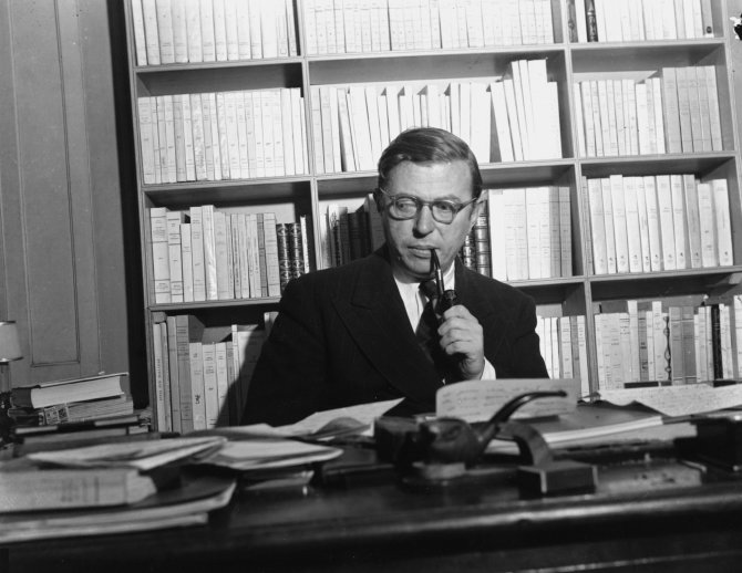 „Scanpix“/AP nuotr./Jeanas-Paulas Sartreas