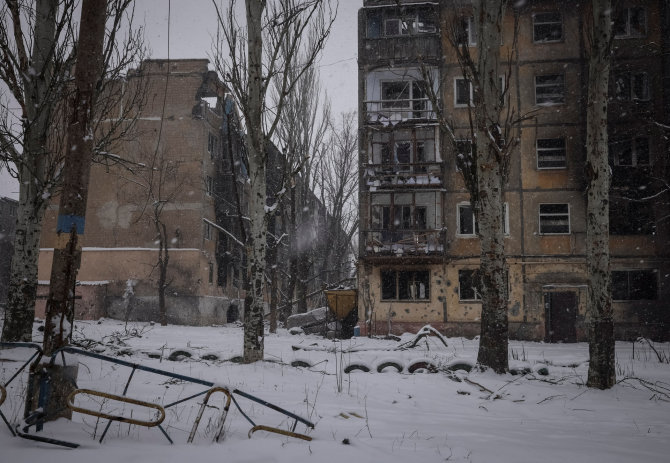 „Reuters“/„Scanpix“ nuotr./Vuhledaras – vienas karščiausių taškų Ukrainoje