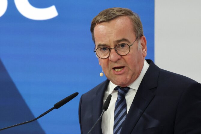 Vokietijos gynybos ministras Borisas Pistorius / Wolfgang Rattay / REUTERS