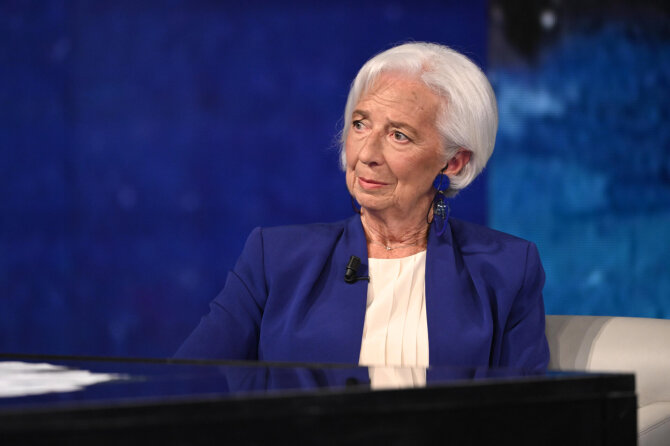 Europos Centrinio Banko (ECB) pirmininkė Christine Lagarde / Te-Co / ZUMAPRESS.com