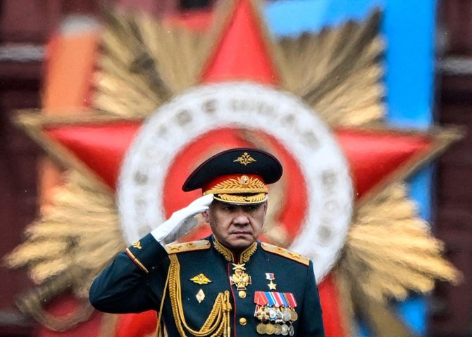 „AFP“/„Scanpix“/Rusijos gynybos ministras Sergejus Šoigu