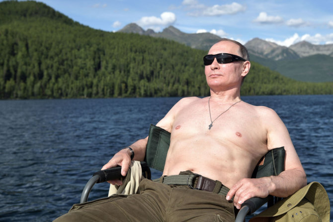 AFP/„Scanpix“ nuotr./Vladimiras Putinas atostogauja