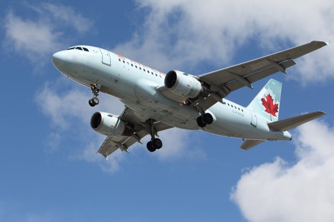 123RF.com nuotr. / „Air Canada“ lėktuvas