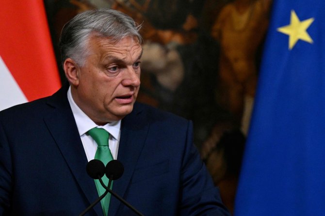 „AFP“/„Scanpix“/Vengrijos premjeras Viktoras Orbanas