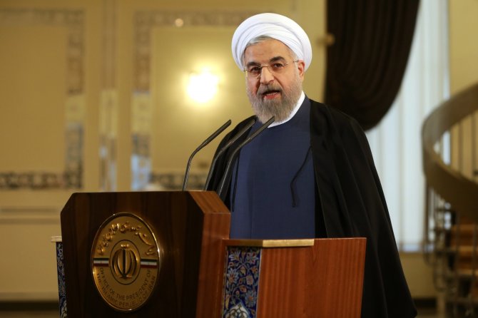 „Scanpix“/AP nuotr./Hasanas Rouhani.