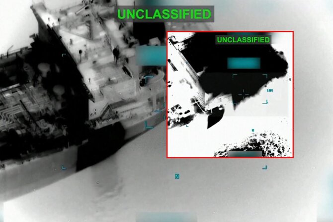 CENTCOM nuotr./JAV kariuomenė apšaudė Indijos tanklaivį „Settebello“