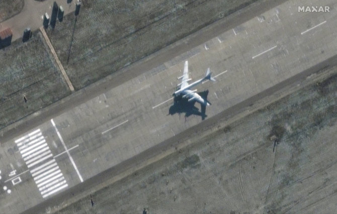 „Reuters“/„Scanpix“/Palydovinė Engelso oro bazės nuotrauka