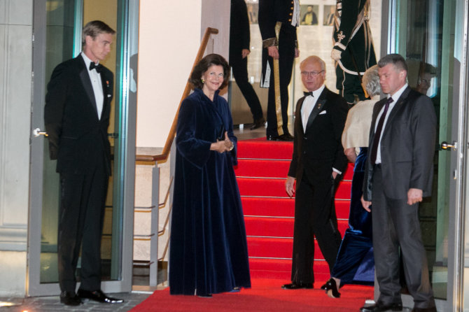 Juliaus Kalinsko/15min.lt nuotr./Švedijos karalius Carlas XVI Gustafas ir karalienė Silvia