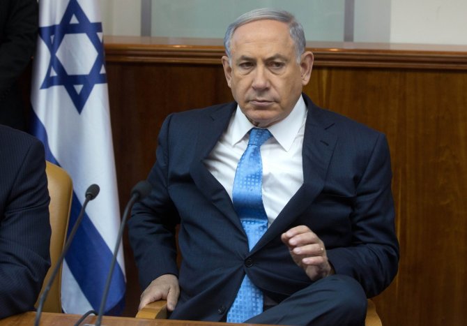 „Scanpix“/AP nuotr./Benjaminas Netanyahu.