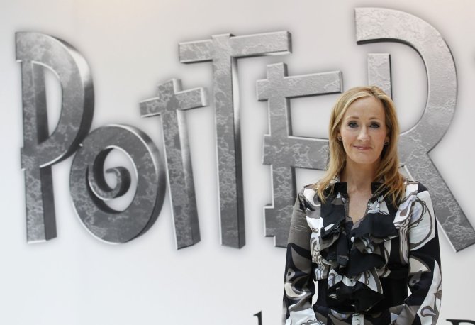 „Reuters“/„Scanpix“ nuotr./Rašytoja J.K.Rowling