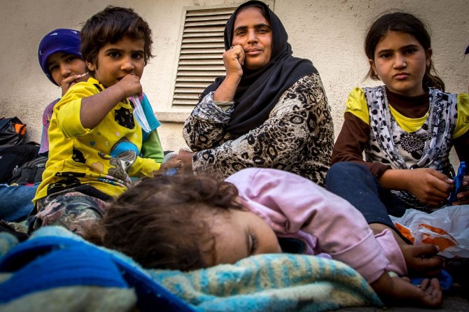 Vidmanto Balkūno/15min.lt nuotr./Pabėgėliai Izmiro mieste Turkijoje