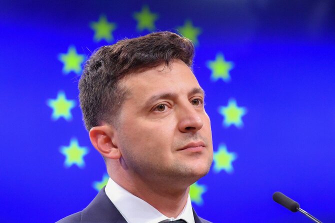 AFP/„Scanpix“ nuotr./Volodymyras Zelenskis