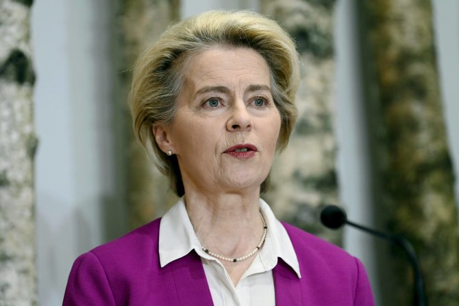 „AP“/„Scanpix“/Europos Komisijos pirmininkė Ursula von der Leyen