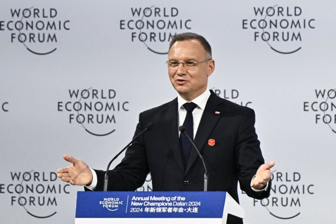 „AFP“/„Scanpix“/Lenkijos prezidentas Andrzejus Duda
