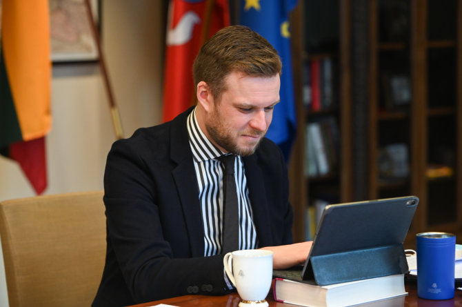 Užienio reikalų ministerijos nuotr./Gabrielius Landsbergis