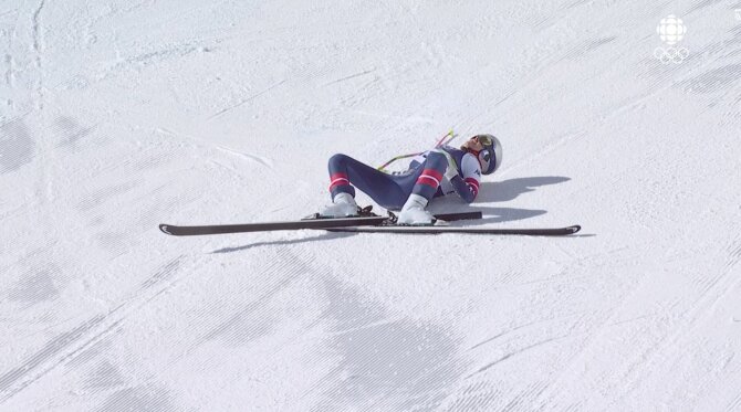 Stop kadras/Lindsey Vonn trauma