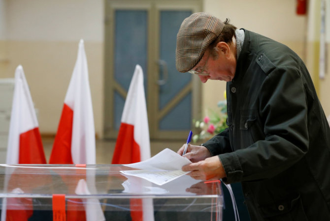 „Reuters“/„Scanpix“ nuotr./Rinkimai Lenkijoje