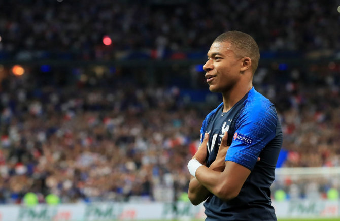 „Reuters“/„Scanpix“ nuotr./Kylianas Mbappe 