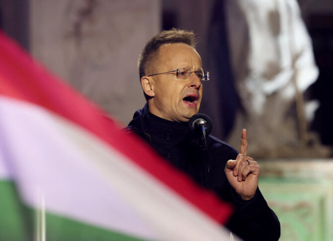 „Reuters“/„Scanpix“/Peteris Szijjarto