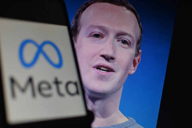 ZUMAPRESS / Scanpix nuotr./Markas Zuckerbergas, „Meta“