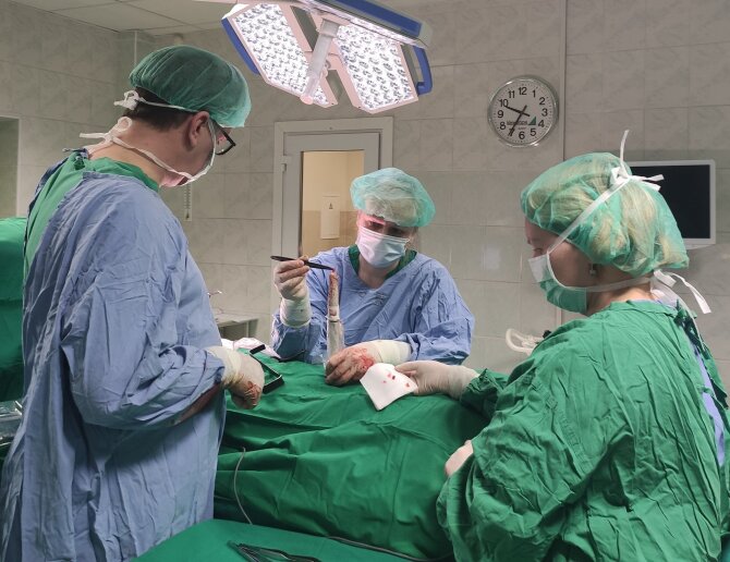 Respublikinės Klaipėdos ligoninės nuotr./Respublikinėje Klaipėdos ligoninėje – pirmojoje tarp Baltijos šalių – atlikta unikali limfmazgio biopsija