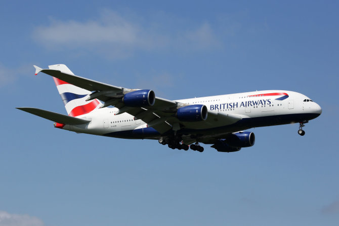 123RF.com nuotr. / „British Airways“ lėktuvas