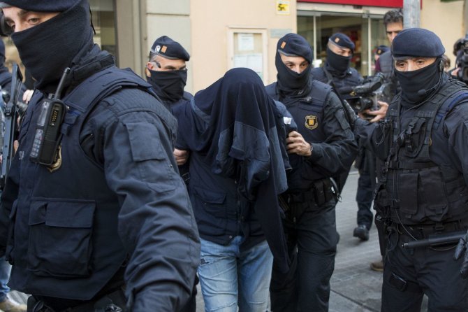 AFP/„Scanpix“ nuotr./Ispanijoje areštuoti du įtariami džihadistai