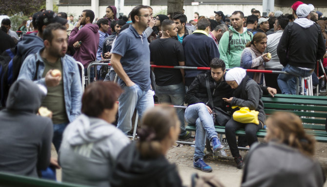 „Reuters“/„Scanpix“ nuotr./Migrantai Vokietijoje