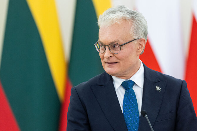 Pauliaus Peleckio / BNS nuotr./Lietuvos, Ukrainos ir Lenkijos Prezidentų spaudos konferencija