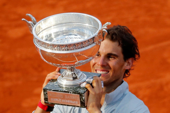 „Reuters“/„Scanpix“ nuotr./2014 metų turnyro nugalėtojas Rafaelis Nadalis