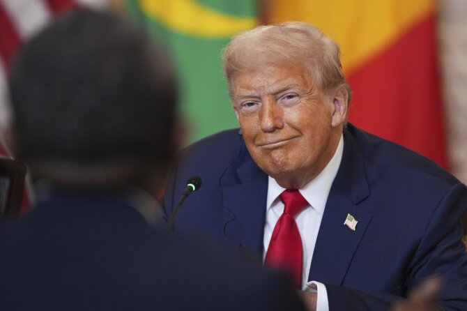 Donaldas Trumpas / Evan Vucci / AP